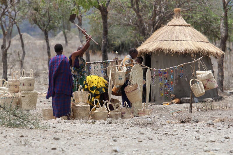 west african village life