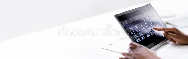 African Woman Using Agenda Calendar Schedule App Stock Image Image of African Woman Using Agenda Calendar Schedule App Stock Image Image of