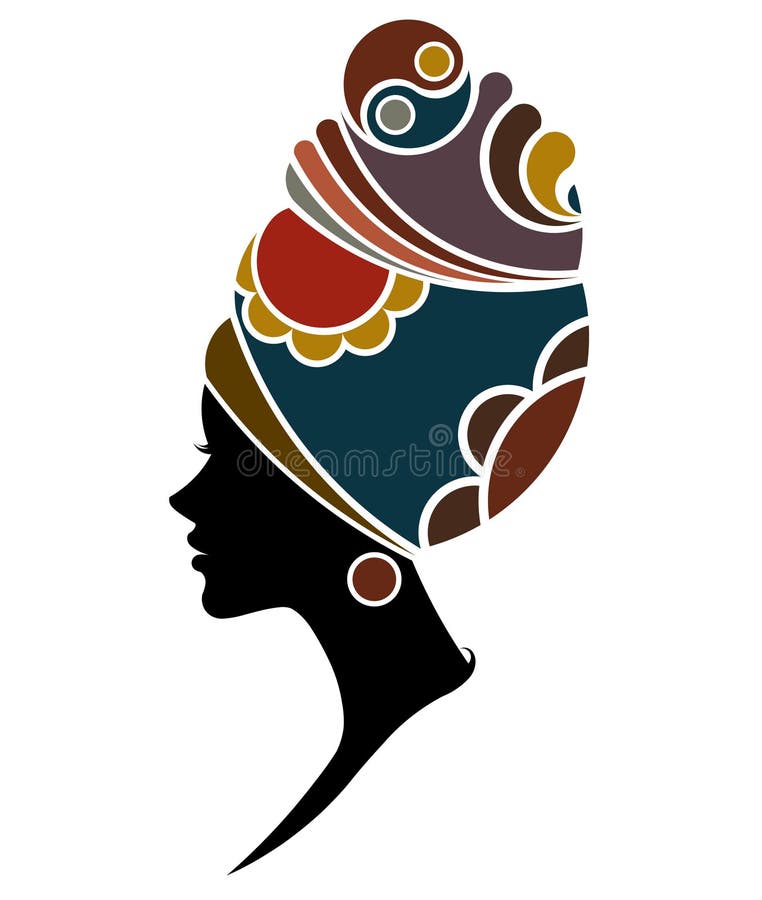 Download African Women Silhouette Fashion Models On White Background Stock Vector - Illustration of afro ...
