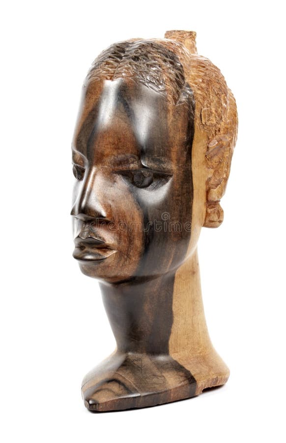 African Wood Art Carvings of Meerkats Sold by Street Traders in African