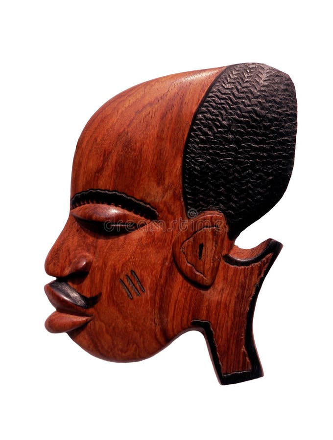 African Art Wood Carving Design Stock Photo Image of authentic