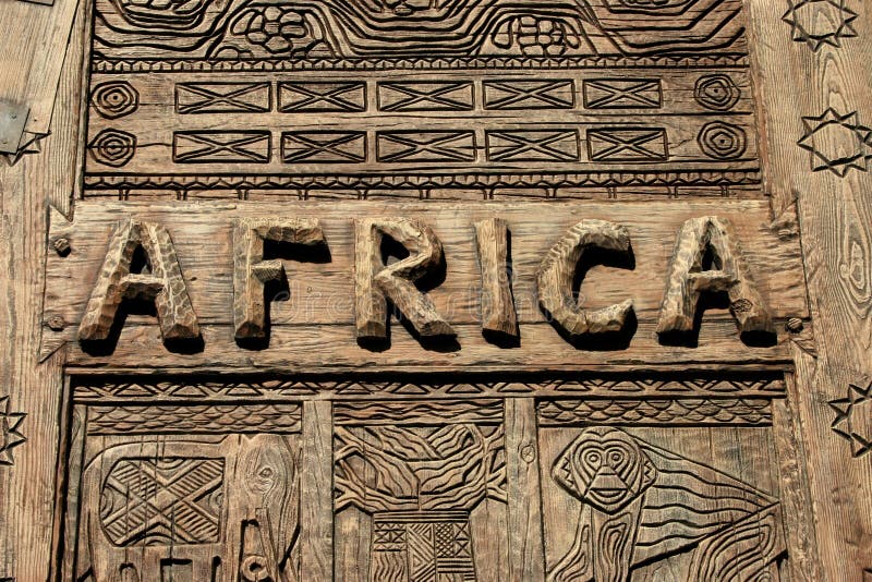 Afrika-Zeichen stockbild Afrika-Zeichen stockbild
