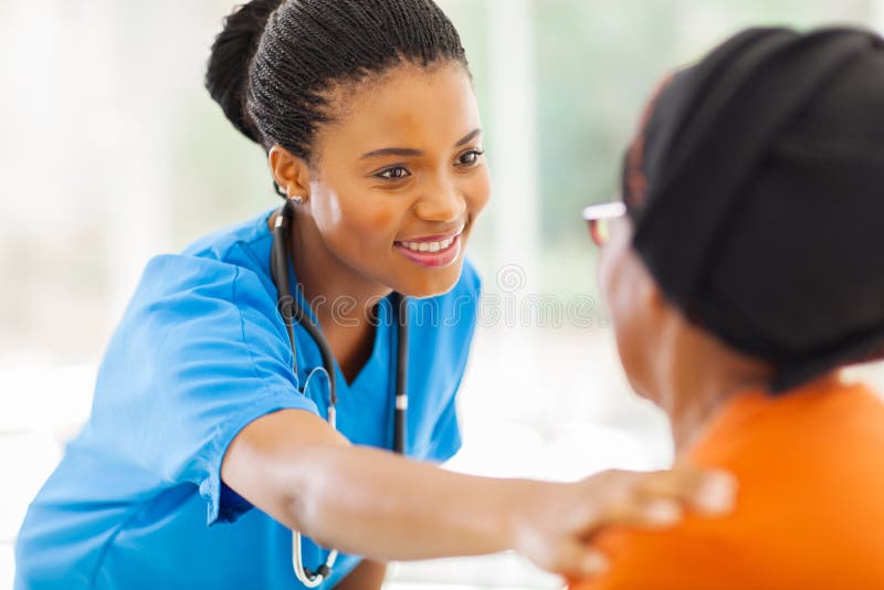 Afrikaanse medische verpleegster