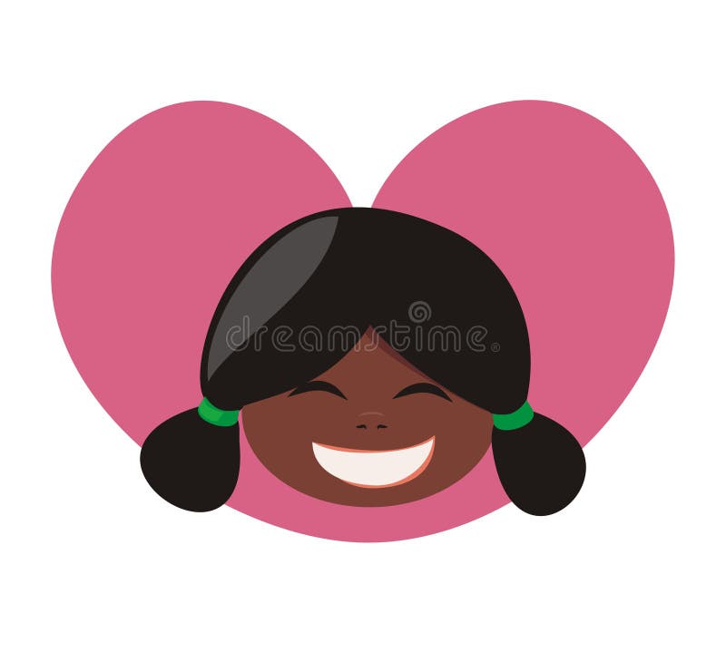 afrikanen all flickahjärta älskar jag älskvärt mitt stock illustrationer afrikanen all flickahjärta älskar jag älskvärt mitt stock illustrationer