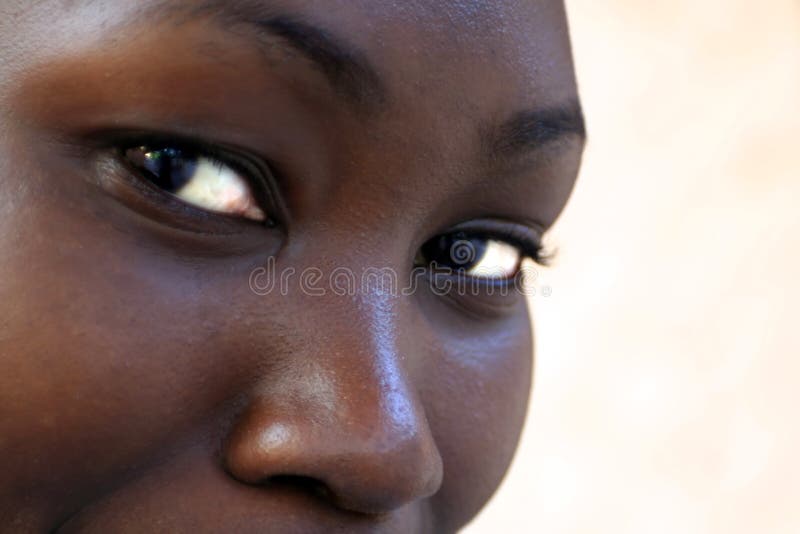 Afrikanische Frauen-Augen