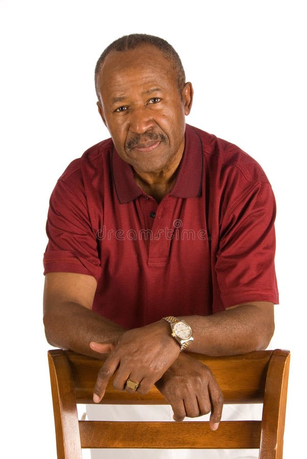 afrikansk amerikanmanpensionär royaltyfri fotografi afrikansk amerikanmanpensionär royaltyfri fotografi