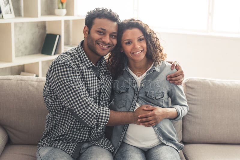 Afro American couple stock image. Image of home, forming - 89026335