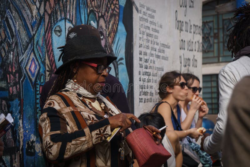 Cuban Santeria Practitioners on Plaza De La Catedral, Havana, Cuba  Editorial Image - Image of person, cigar: 190760695