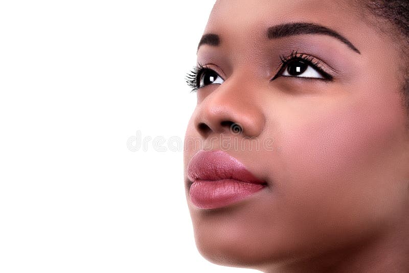 Afrykański kobiety skóry Makeup Afrykański kobiety skóry Makeup