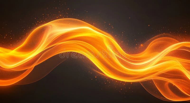 Against a dark, black background, a dynamic display of burning fire unfolds, marked by sparkles and a vibrant array of royalty free stock images