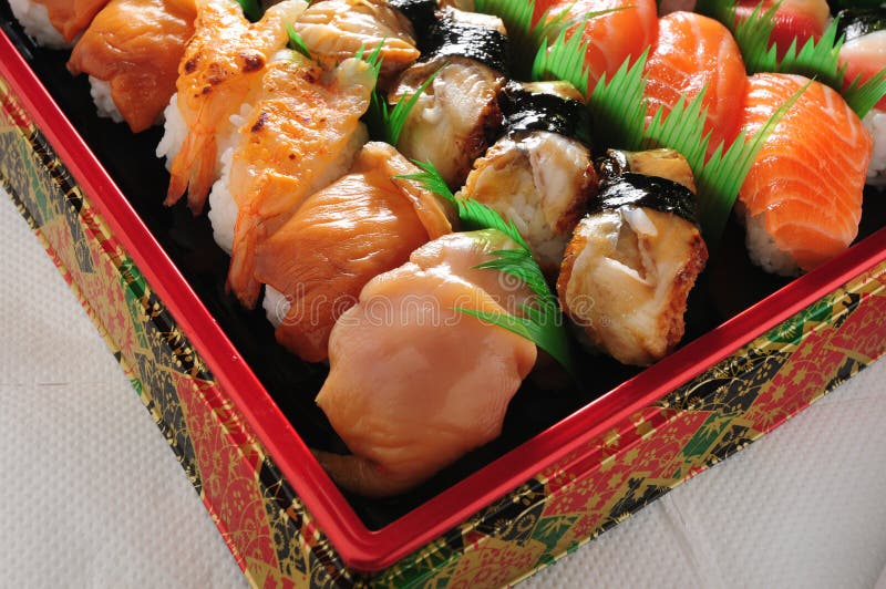 Agakai ålsushi arkivfoto Agakai ålsushi arkivfoto