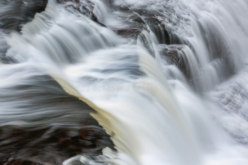 Agate Falls Capturado com desfoque de movimento imagens de stock