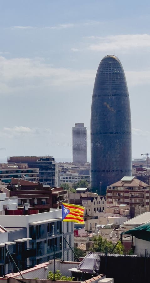 Agbar tower in Barcelona