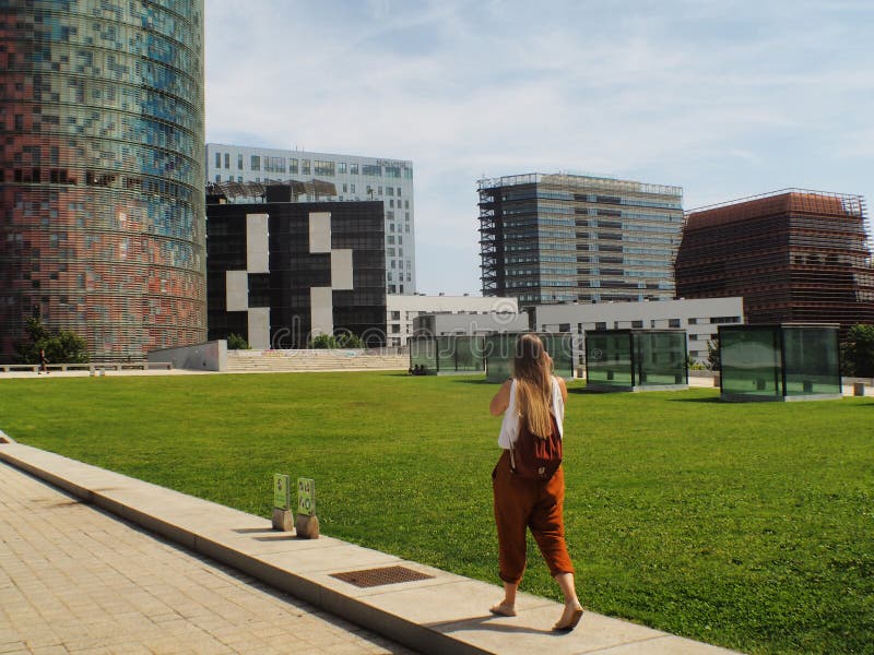 Torre Agbar or Tower Glories is the headquarters of a water company Agbar and has thirty eight floors.nInaugurated by king Juan Carlos. Torre Agbar or Tower Glories is the headquarters of a water company Agbar and has thirty eight floors.nInaugurated by king Juan Carlos.