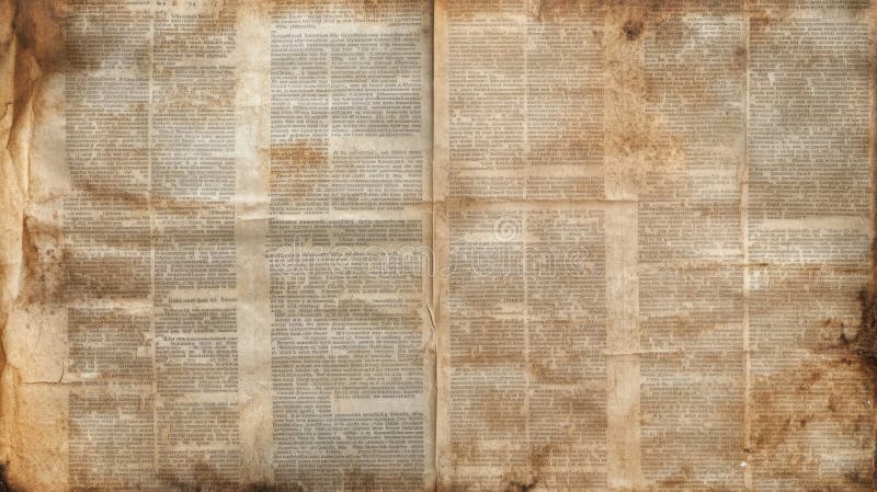 Aged Brown Paper Document Texture Background royalty free illustration