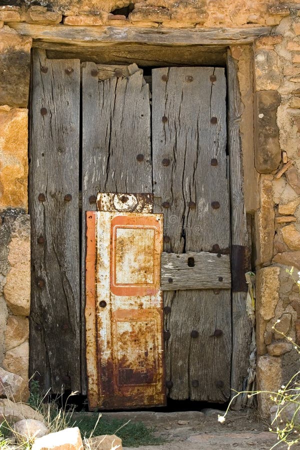 Aged door