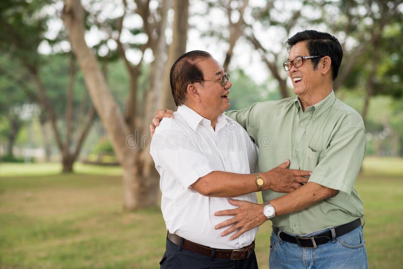 Aged male friends royalty free stock photos Aged male friends royalty free stock photos