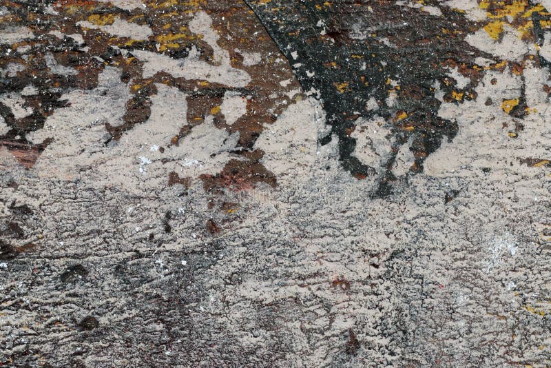 Aged Paint on Grunge Dirty Metal Surface Abstract Texture Background ...
