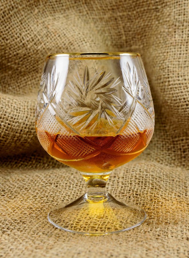 Aged Whiskey in a Crystal Glass Stock Image Image of crystal, alcohol