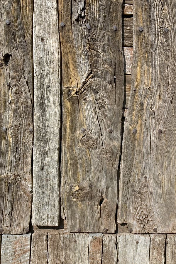 Aged wooden wall