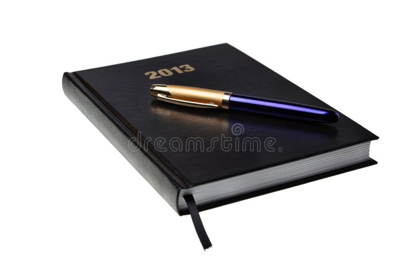Agenda calendar royalty free stock photos