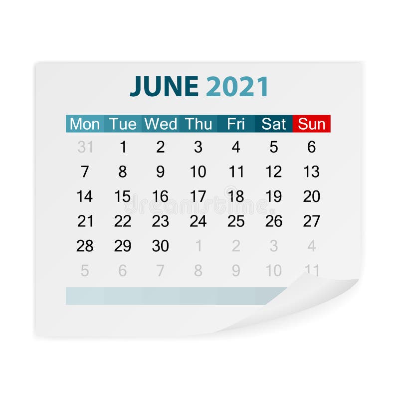Kalender juni 2021