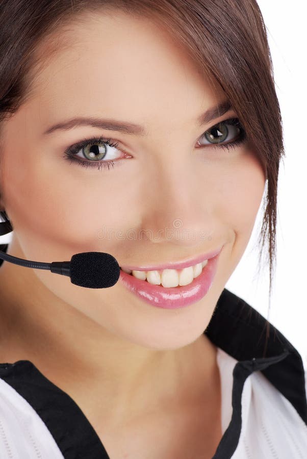 Agent de asistență pentru clienți stock image