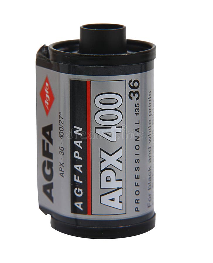 Agfa 10x Agfa Apx 400 135-36 S/W B/W Noir Film Blanc Noir et le Miniature 
