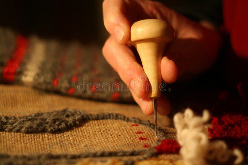 Agganciamento della coperta immagini stock libere da diritti