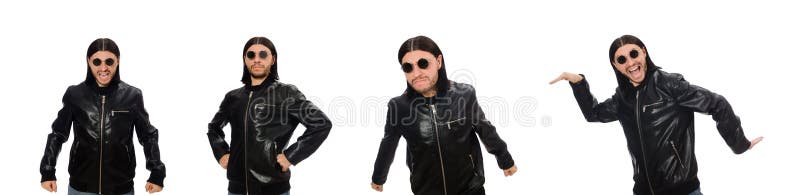Aggressive angry man isolated on white royalty free stock images Aggressive angry man isolated on white royalty free stock images