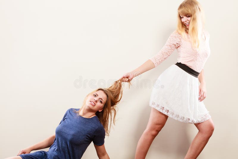 Two Girls Fighting Hair Pulling Stock Photos - Free & Royalty-Free Stock  Photos from Dreamstime