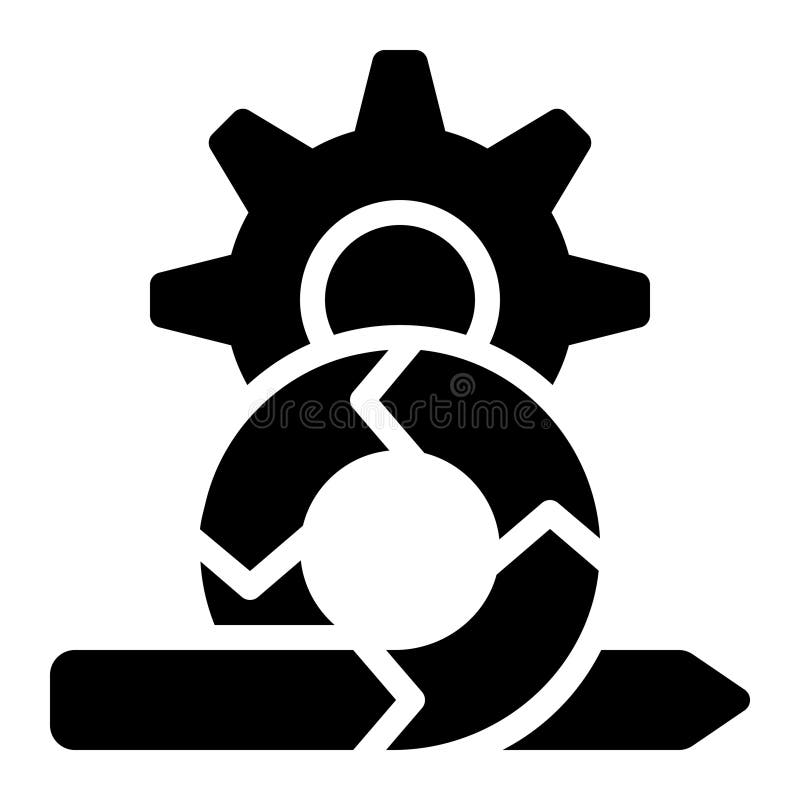 Agile Development, Agile, Scrum Glyph Solid Icon. agile development, agile, scrum, iterative, development, project management jpg and eps glyph solid icon for web mobile app presentation printing