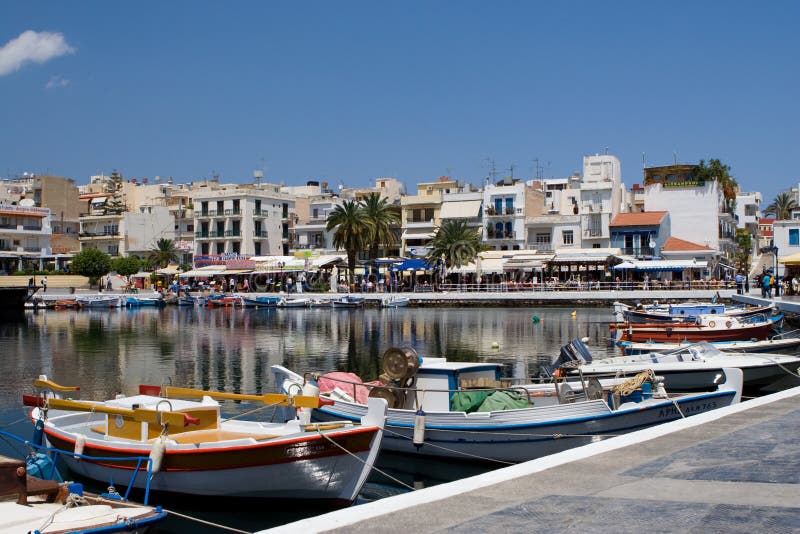 agios crete greece nikolaos royaltyfri fotografi agios crete greece nikolaos royaltyfri fotografi