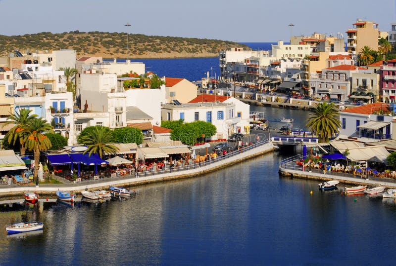 Greece, in Crete island Agios Nikolaos. Greece, in Crete island Agios Nikolaos
