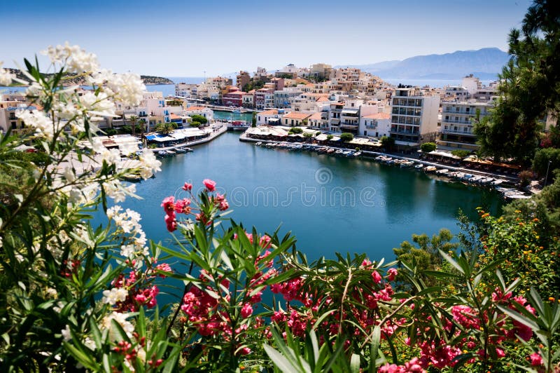 Agios Nicolás, Crete, Grecia fotografía de archivo Agios Nicolás, Crete, Grecia fotografía de archivo