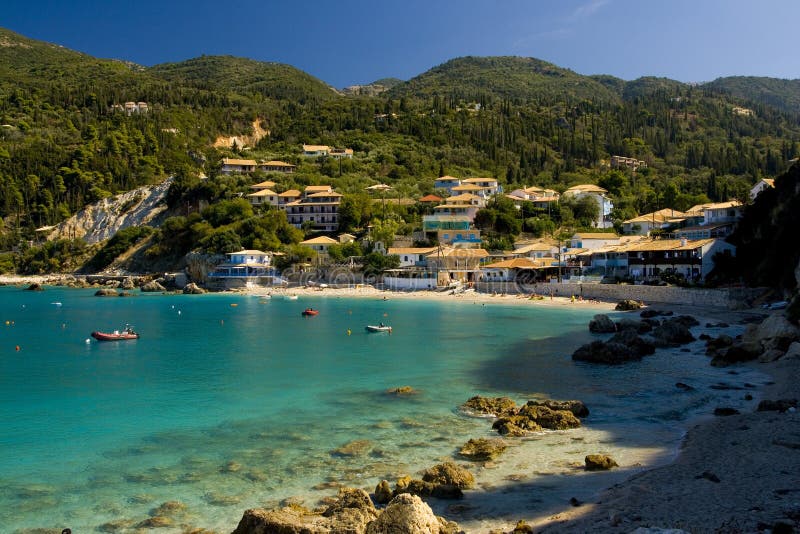 Agios Nikitas royalty free stock photo