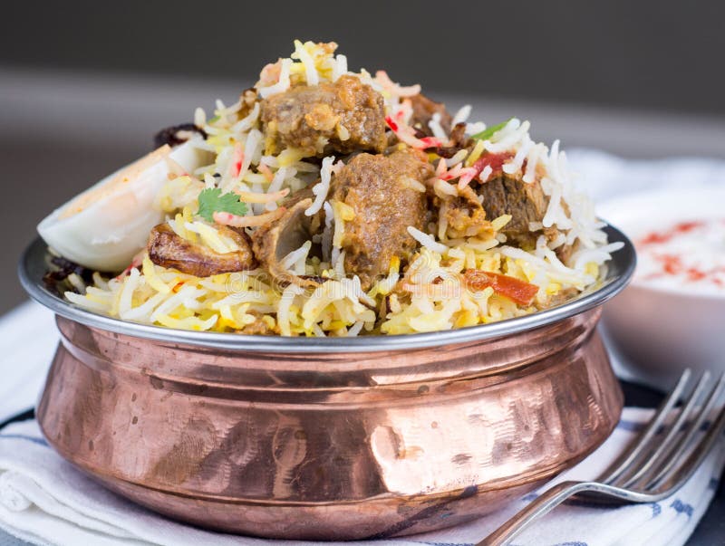 Agneau Biryani image libre de droits Agneau Biryani image libre de droits