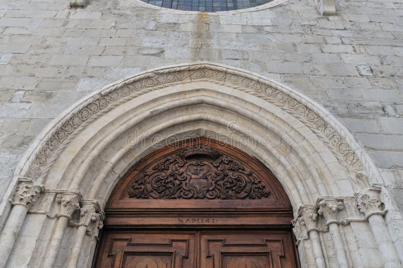 Agnone isernia molise. San Francescos kyrka. fotografering för bildbyråer