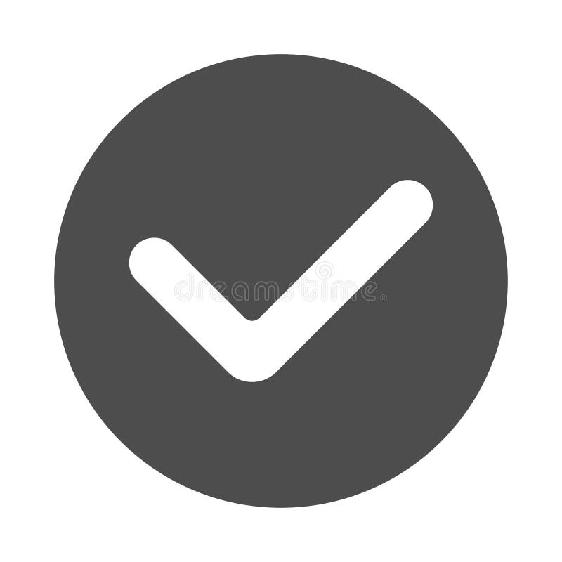 Agree or confirm icon royalty free illustration Agree or confirm icon royalty free illustration
