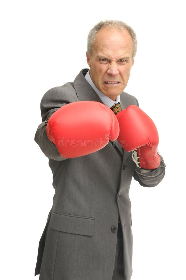 Agresywny biznes zdjęcie royalty free