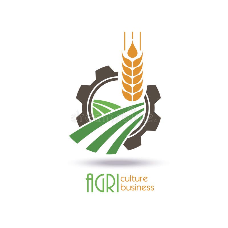 Agricoltura Logo Template Design Icona, segno