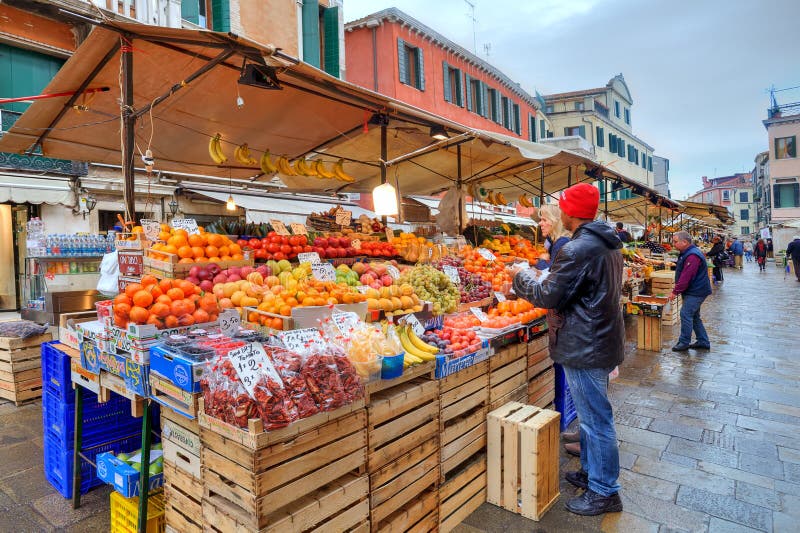 Agricultural Market In Venice Italy Editorial Photo Agricultural Market In Venice Italy Editorial Photo