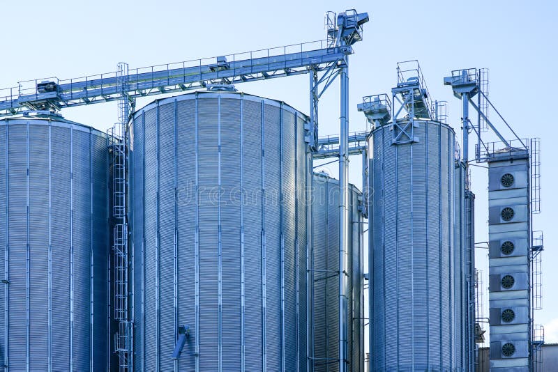 Agricultural Silos, Storage and Drying of Grains, Wheat, Corn, Soy ...