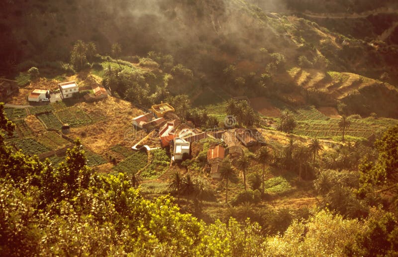 Agricultural terraces Gomera