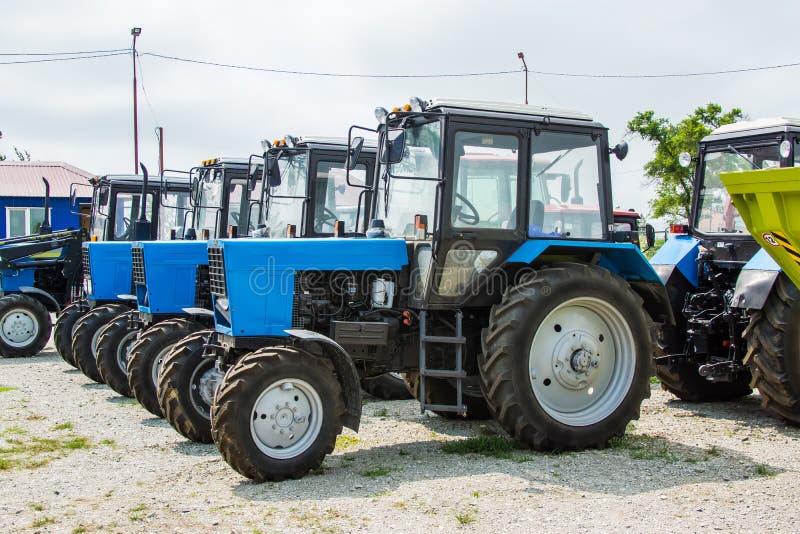 Agricultural tractors stock photo. Image of wheels, comfortable 43031532