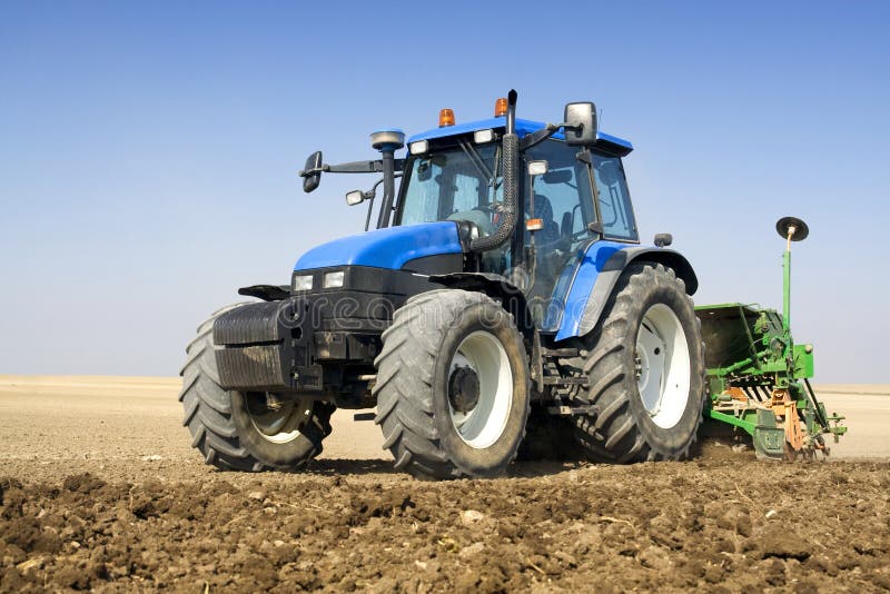 Agriculture Tractor stock photo. Image of agronomy, produce 6154842