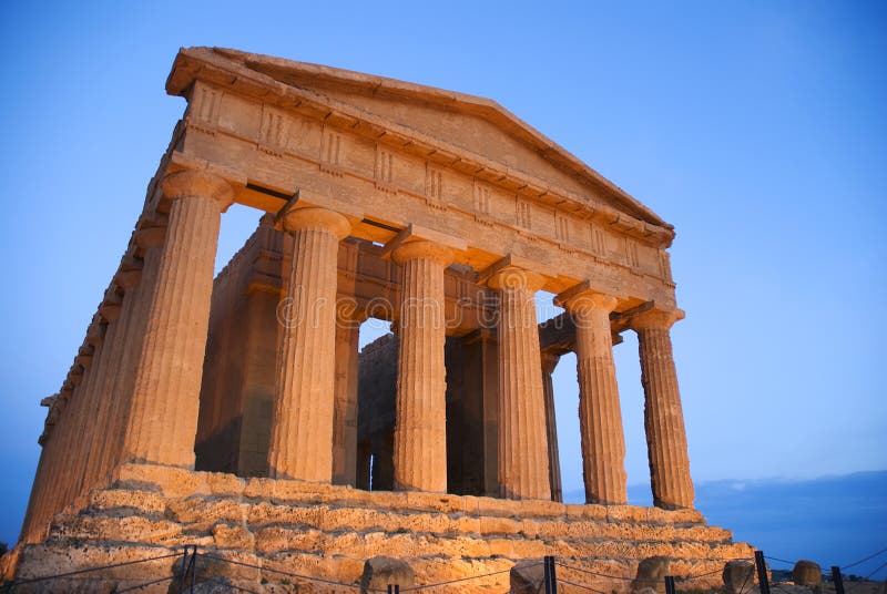 agrigento concordia świątyni zdjęcia stock agrigento concordia świątyni zdjęcia stock
