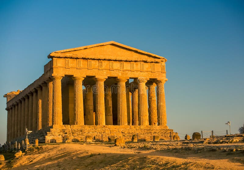 Sicilia la Valle da templi, tempio da.