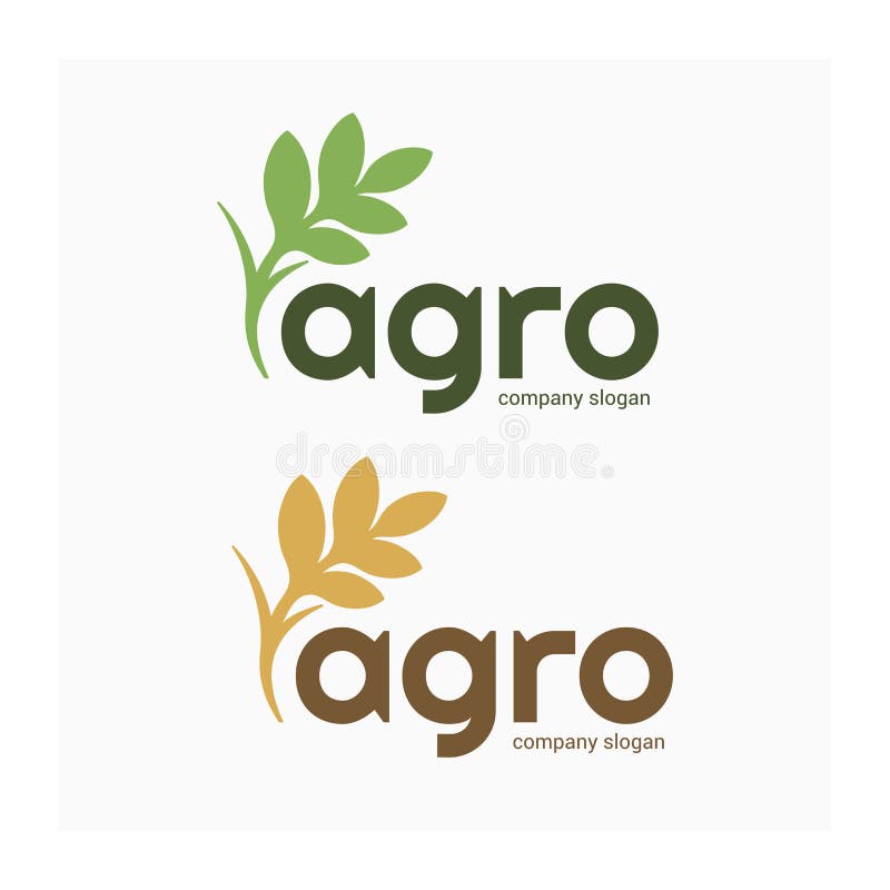 Agro Company Logo. Vector Nature and Farming Logotype Stock Vector -  Illustration of animal, breeding: 135181158
