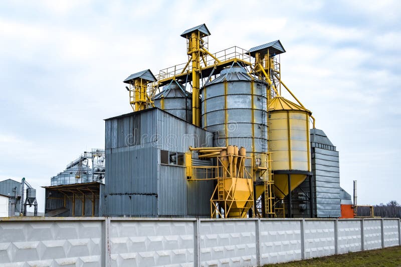 Agroprocessing and Manufacturing Plant for Processing and Silver Silos